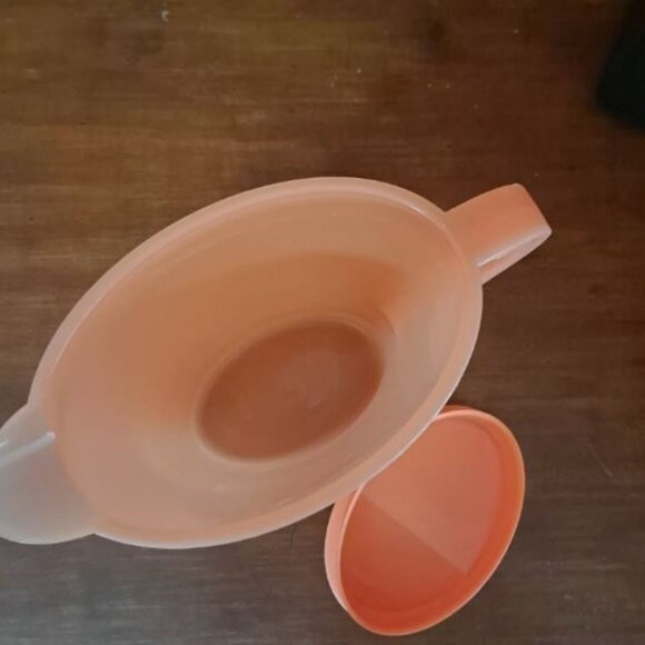 Tupperware Impressions 2.1 L Refrigerator Pitcher Orange - Picture 3 of 4